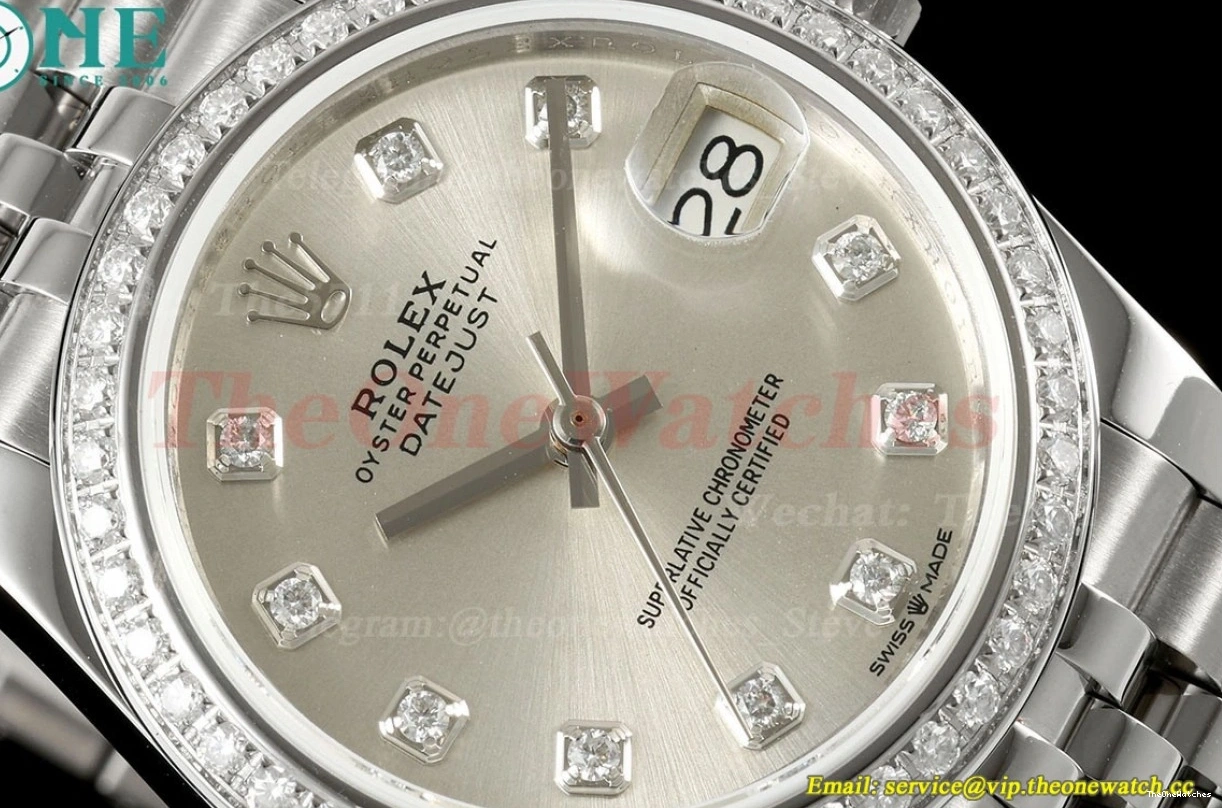 JARF Jub 31mm Silver Datejust SS SS A2236 Dia 278274 Dia 0418